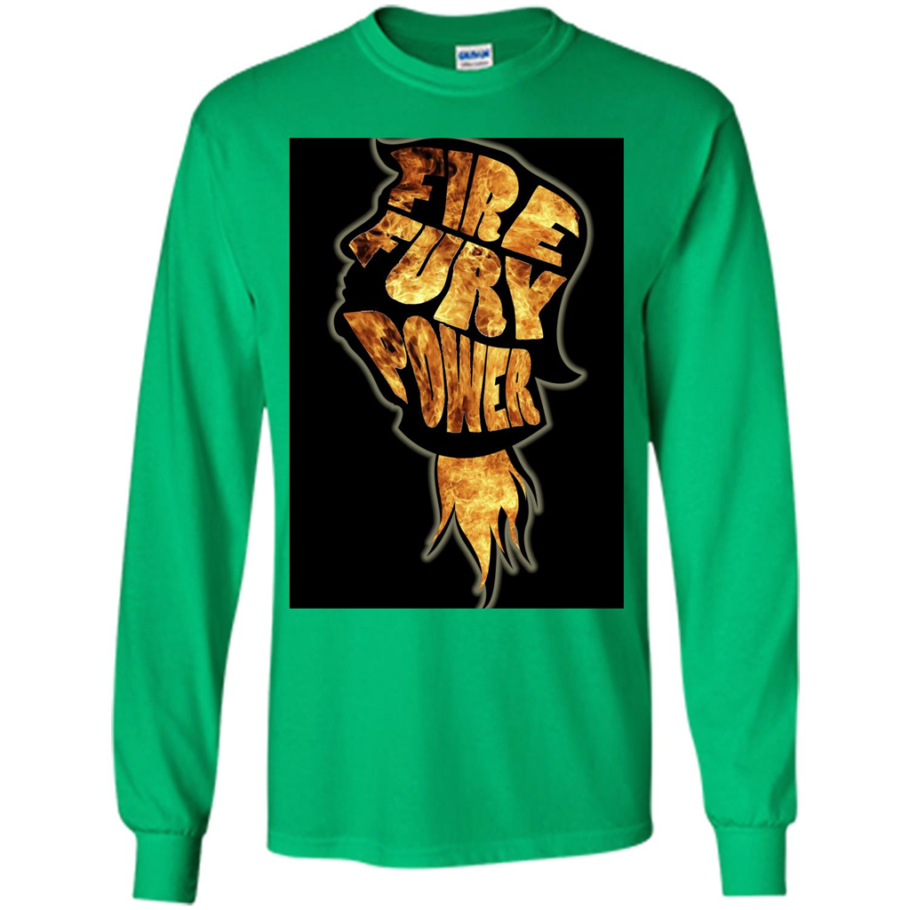 Fire Fury Power T-shirt Irish Green
