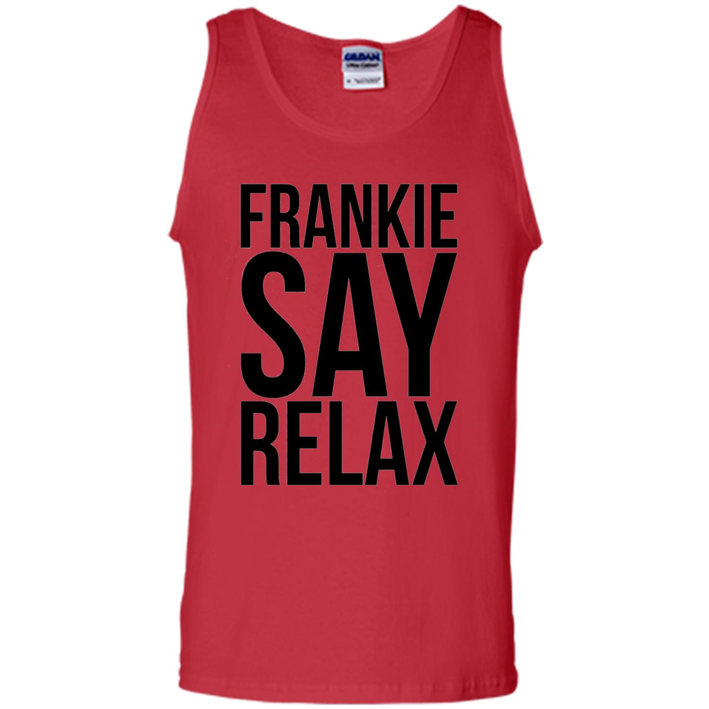 Music Lover T-shirt Frankie Say Relax Red