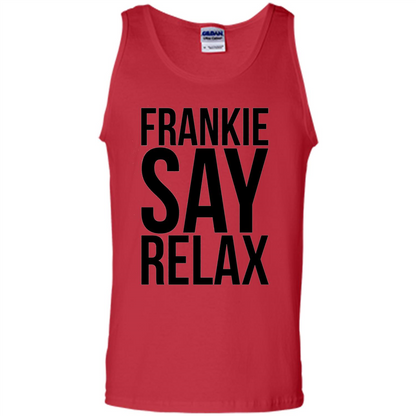 Music Lover T-shirt Frankie Say Relax Red