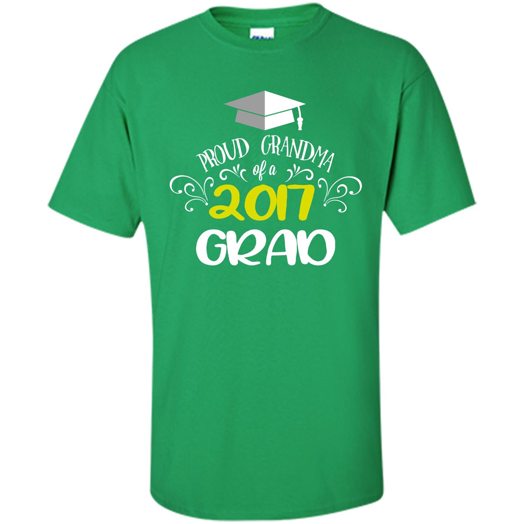 Graduation T-shirts Funny Tees Proud Grandma Irish Green