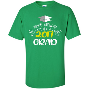 Graduation T-shirts Funny Tees Proud Grandma