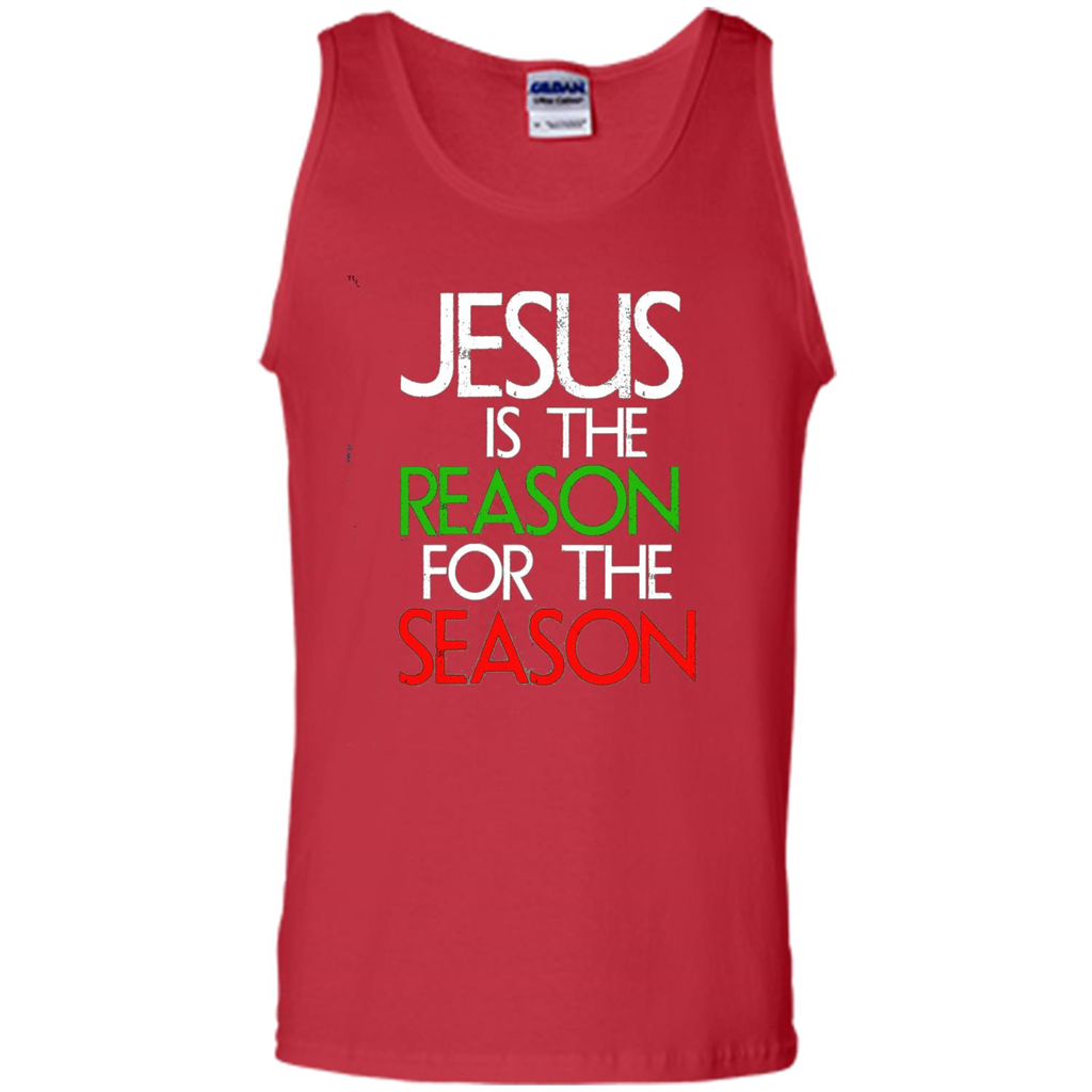Jesus Is The Reason For The Season Christmas Christian T-Shirt Red