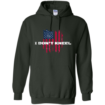 Military T-shirt I Don't Kneel T-shirt Forest Green