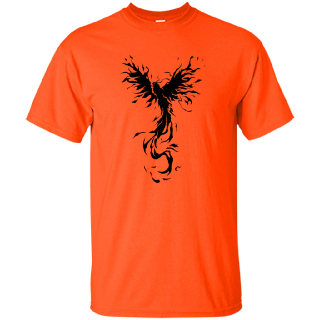 Black Phoenix T-shirt Orange