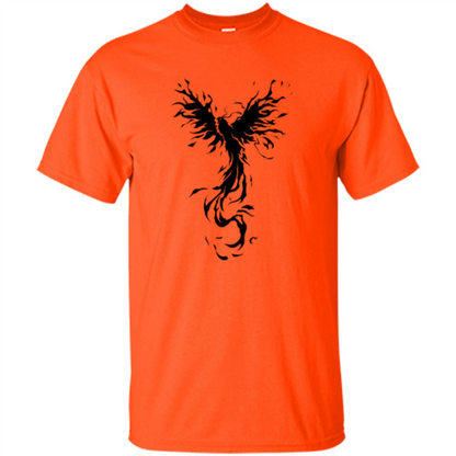 Black Phoenix T-shirt Orange