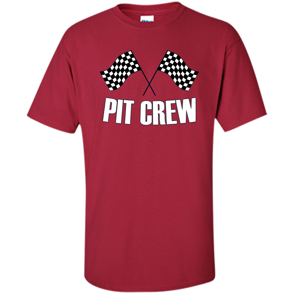 Pit Crew T-shirt for Hosting Race Car Parties Parents Pit Cardinal