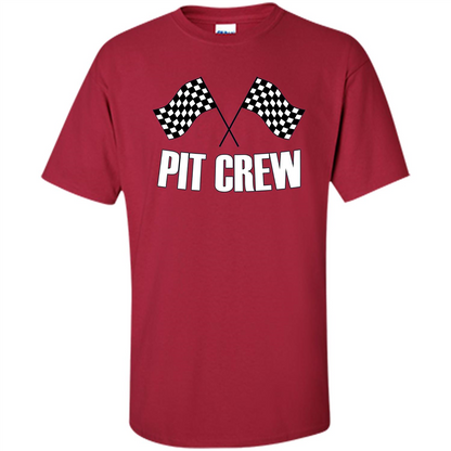 Pit Crew T-shirt for Hosting Race Car Parties Parents Pit Cardinal