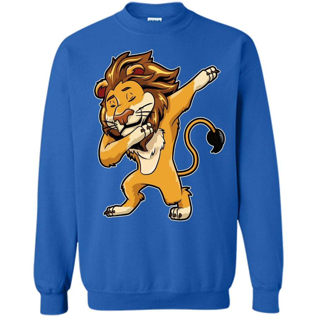 Lion Dabbing T-shirt Dab Cat Dance Royal