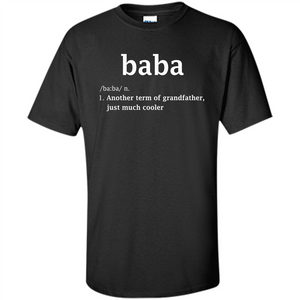 Fathers Day T-shirt Baba Definition