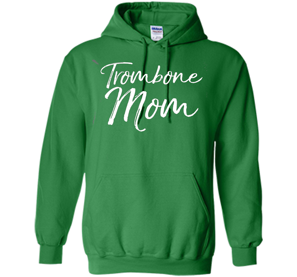 Trombone Mom Shirt Proud High School Marching Band Mother cool shirt Irish Green