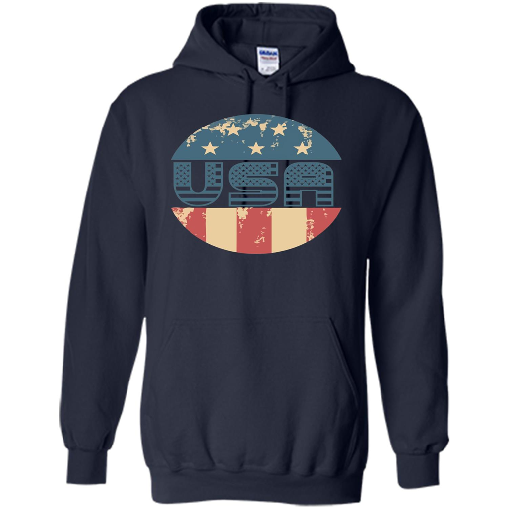 Independence Day T-shirt USA 4th Of July Flag Navy