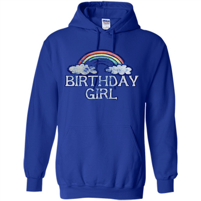 Birthday Girl Rainbow T-shirt Royal