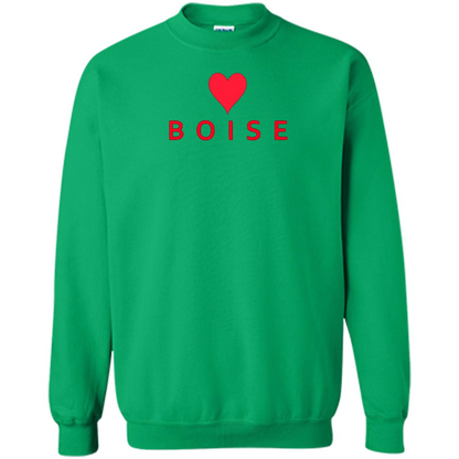 Boise Idaho With Heart Love T-shirt
