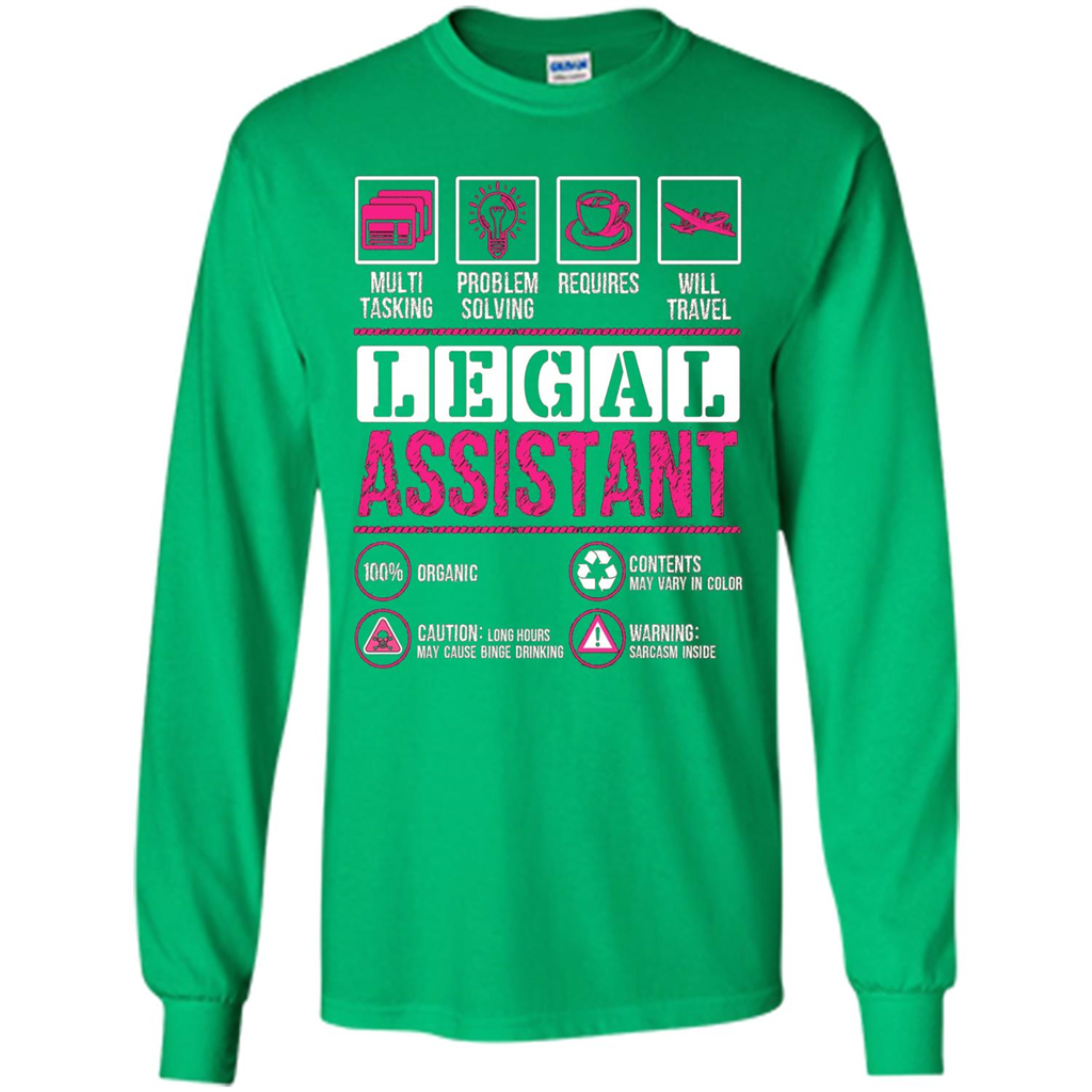 Legal Assistant T-shirt Funny Legal Assistant T-shirt Irish Green