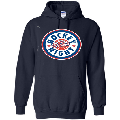 Hockey Night In Detroyet T-shirt Navy