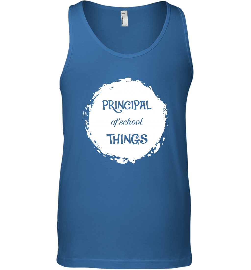 Principal Of School Things Shirt Tank Top Tank Top Royal
