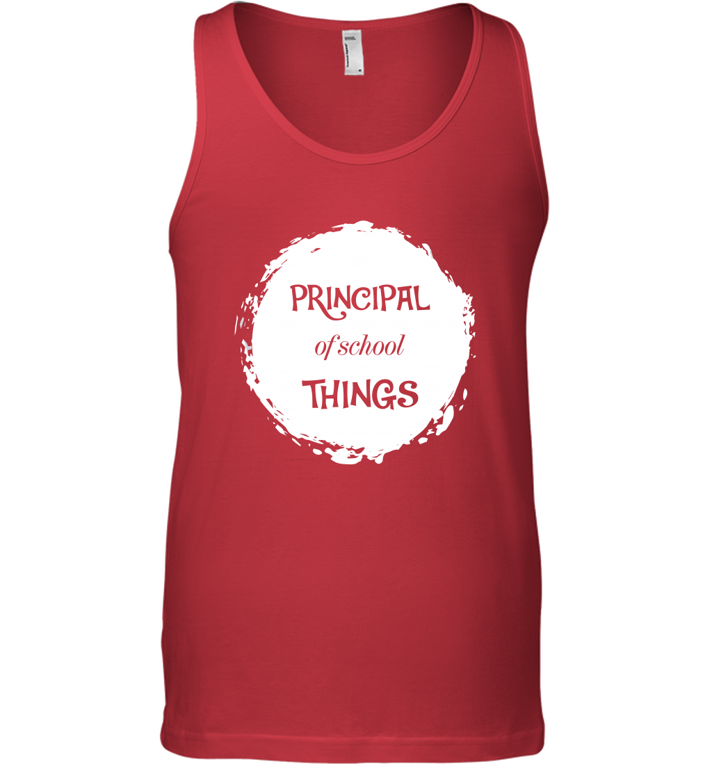 Principal Of School Things Shirt Tank Top Tank Top Red