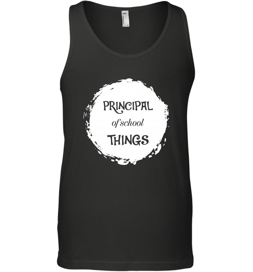 Principal Of School Things Shirt Tank Top Tank Top Black