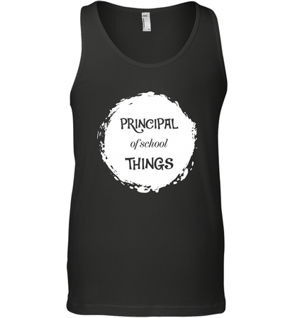 Principal Of School Things Shirt Tank Top Tank Top Black