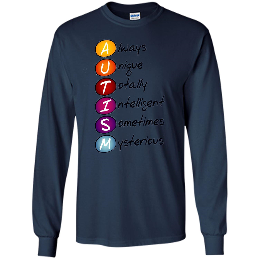 Autism Awareness Definition T-shirt Navy