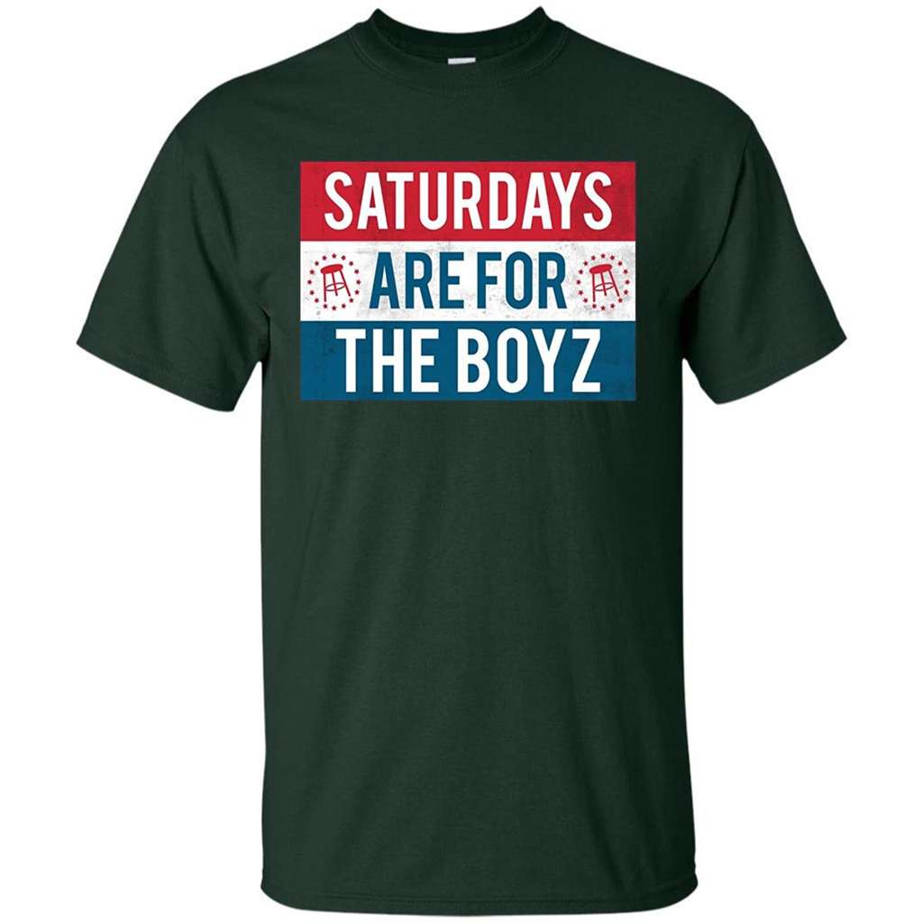 Saturdays Are For The Boyz T-shirt Forest Green