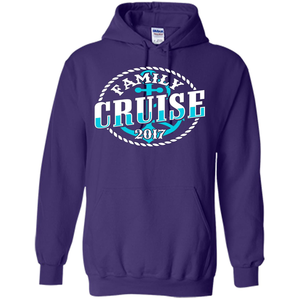 Family Cruise 2017 T-shirt Summer Vacation T-shirt Purple