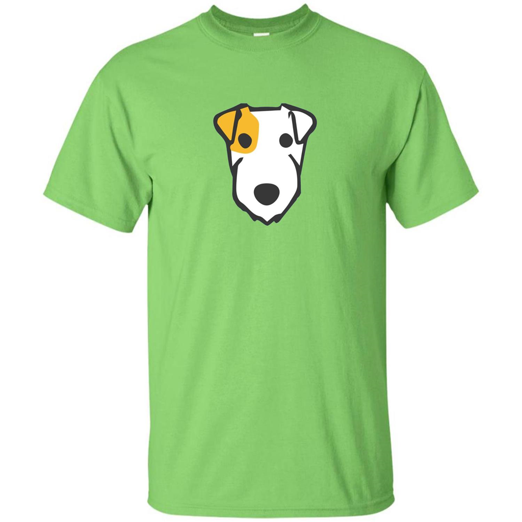 Parson Russell Terrier Dog T-shirt Lime