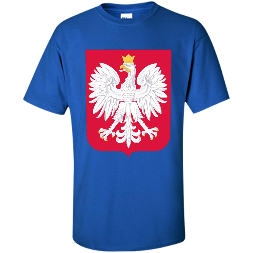 Polish Eagle T-shirt Polska Poland T-shirt Royal