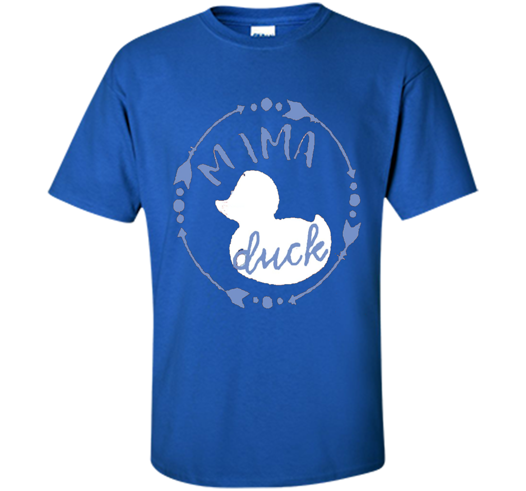 Women's Mama Duck TShirt, Mama Duck Plaid Shirt, Matching Fa shirt Royal