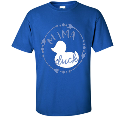 Women's Mama Duck TShirt, Mama Duck Plaid Shirt, Matching Fa shirt Royal