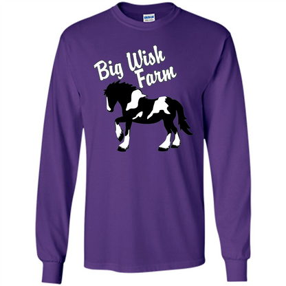 Farmer T-shirt Big Wish Farm T-Shirts Purple