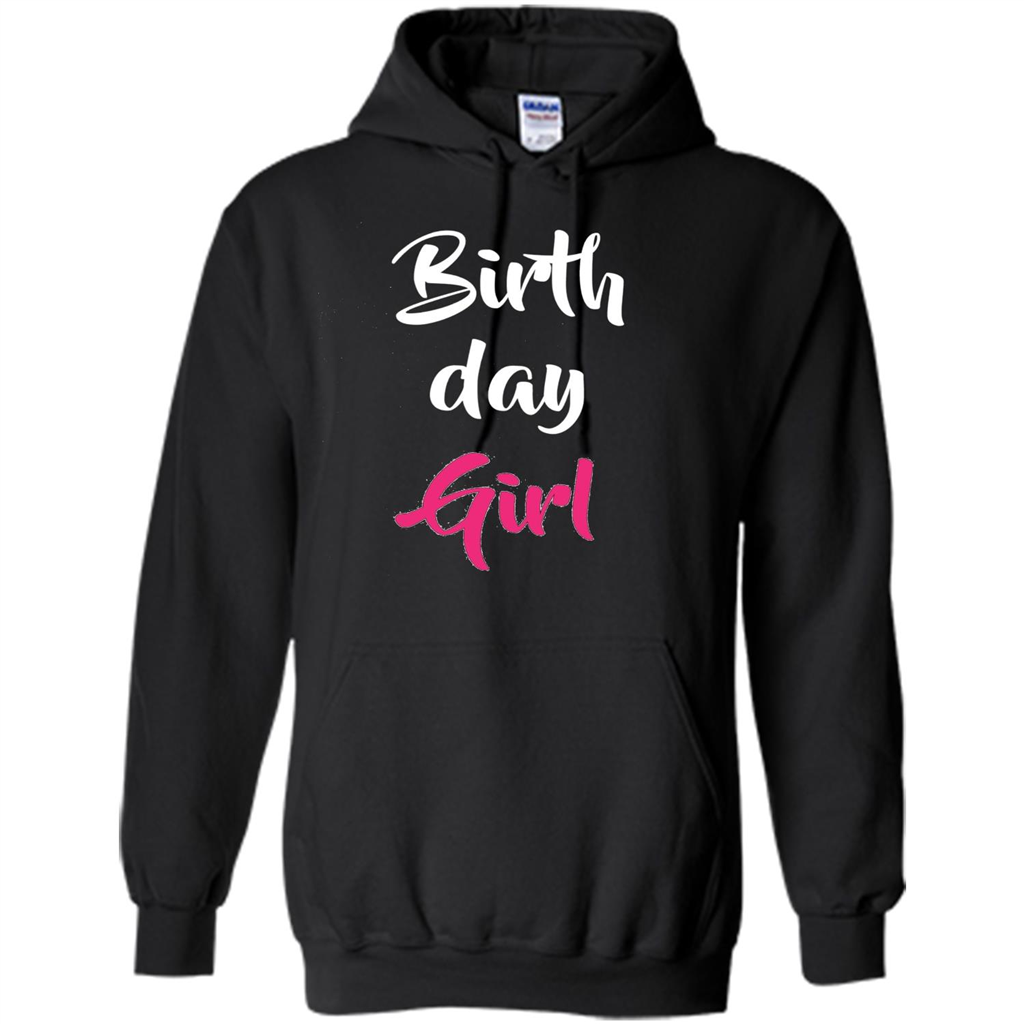 Birthday Girl T-shirt Pink Party Birthday T-shirt Orange
