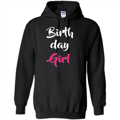 Birthday Girl T-shirt Pink Party Birthday T-shirt Orange