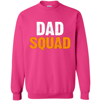 Fathers day T-shirt DAD Squad Funny T-Shirt Heliconia