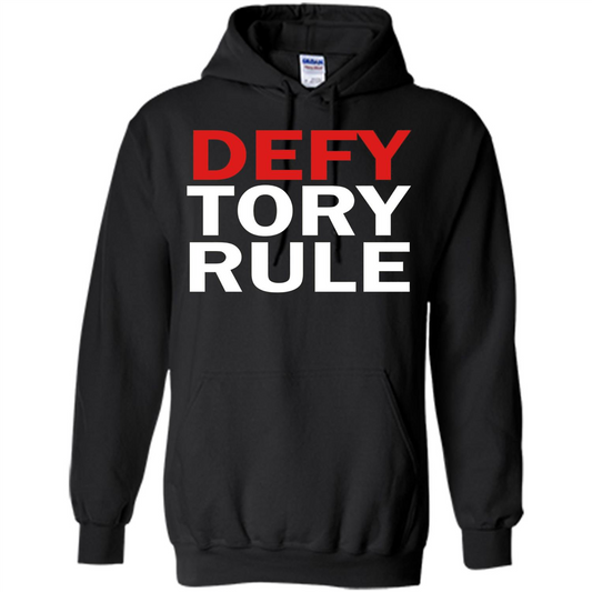 Defy Tory Rule T-shirt Black