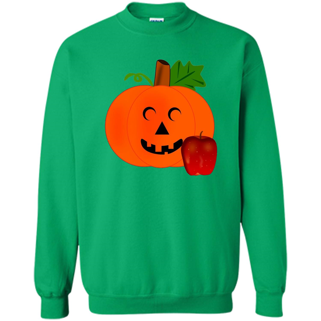 Cute Teacher Pumpkin Apple Halloween Costume T-shirt Irish Green