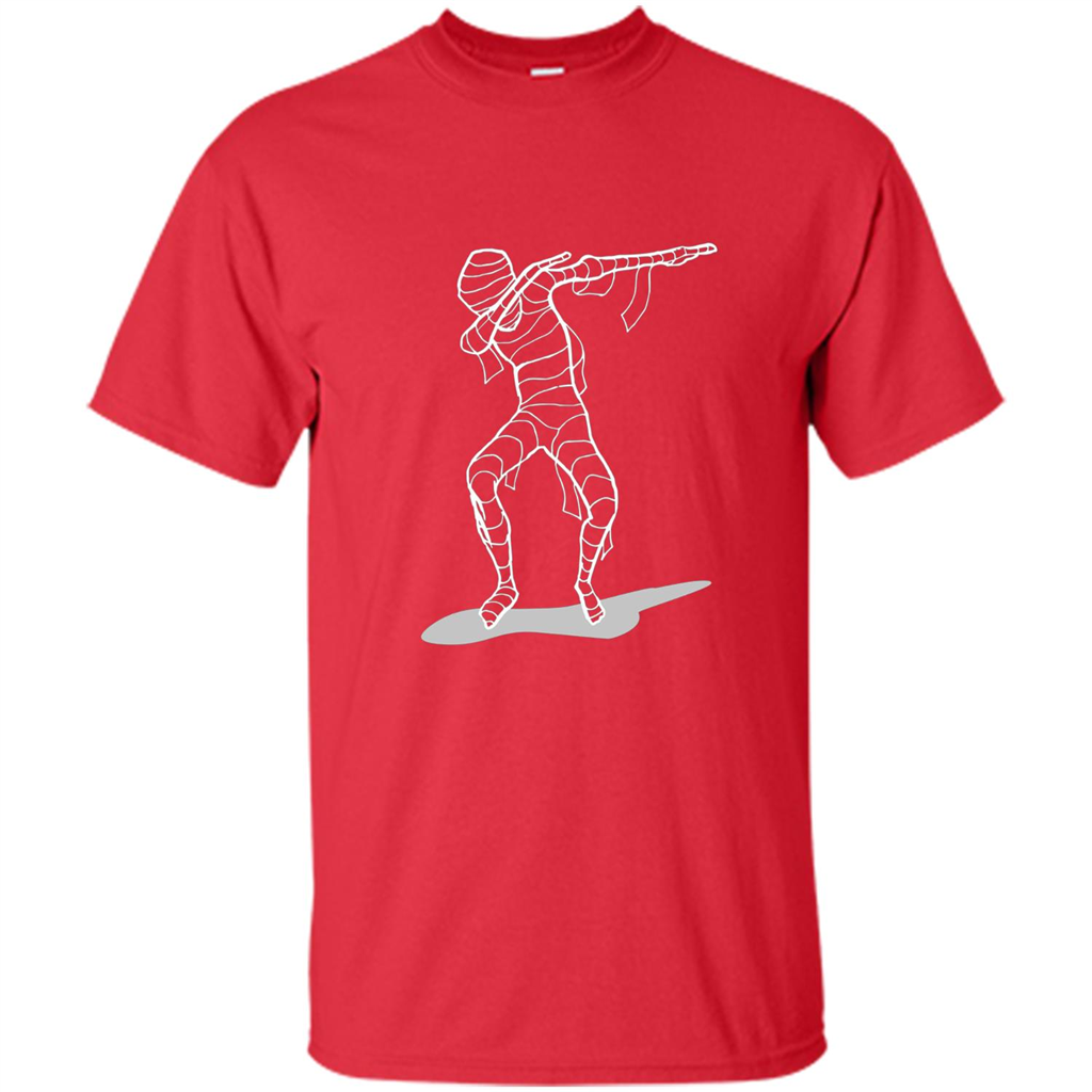Dab Halloween T-shirt Hip Hop Dabbing Dancer T-shirt Red