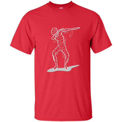 Dab Halloween T-shirt Hip Hop Dabbing Dancer T-shirt Red