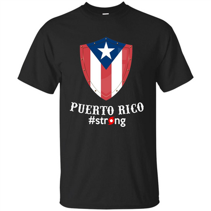 Puerto Rico Strong T-shirt Black