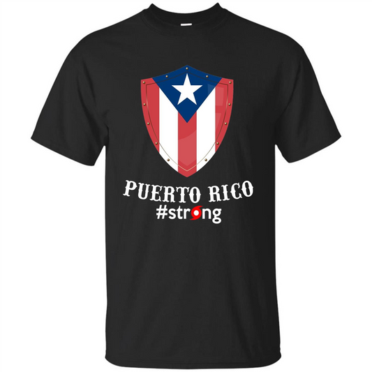 Puerto Rico Strong T-shirt Black