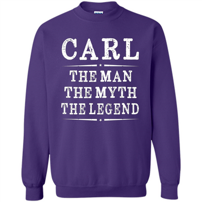 Carl The Man The Myth The Legend T-shirt Purple