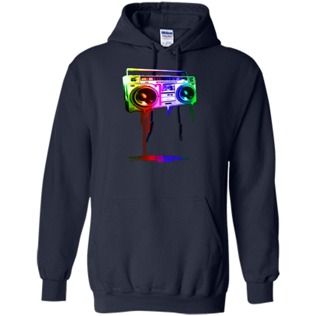 Melting Boombox Digital Rainbow Look Navy