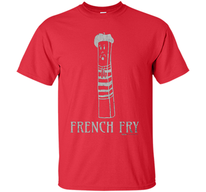 Vintage Paris French Fry T Shirt Men Women and Kids t-shirt Red