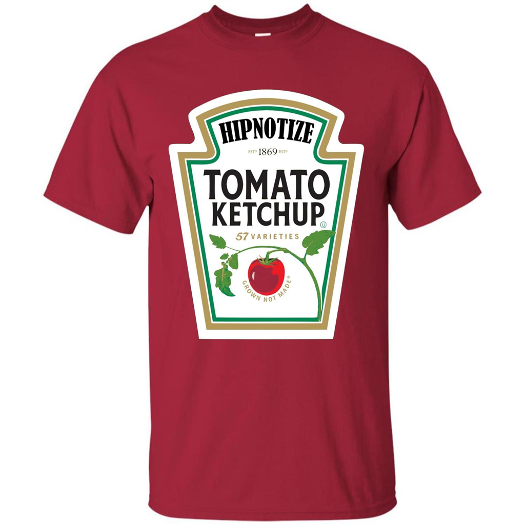 Ketchup Condiment Costume T-shirt Tomato Ketchup 57 Varieties Grown Not Made Cardinal
