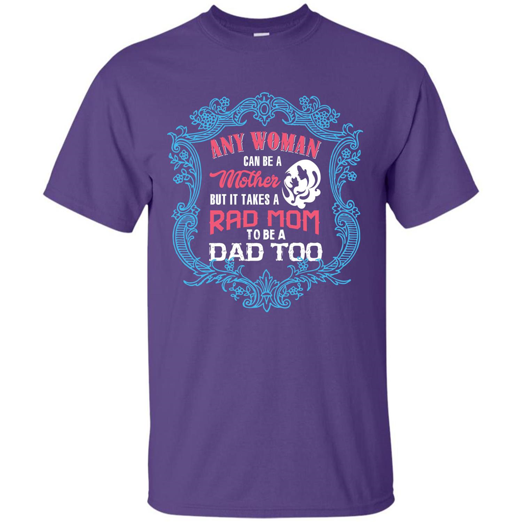 Mommy T-shirt Any Woman Can Be A Mother But T-shirt Purple