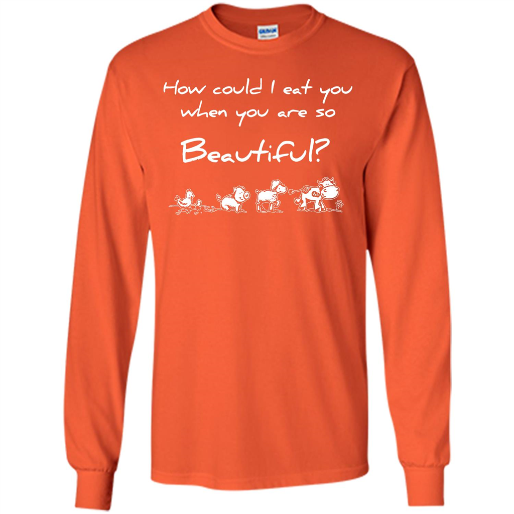 Animal T-shirt How Could I Eat You When You Are So Beautiful Orange