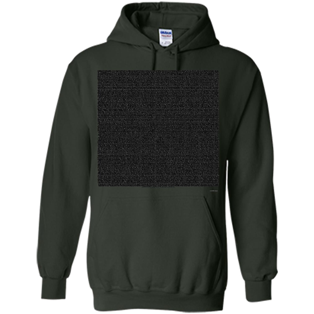 Bee Movie Script T-shirt Forest Green