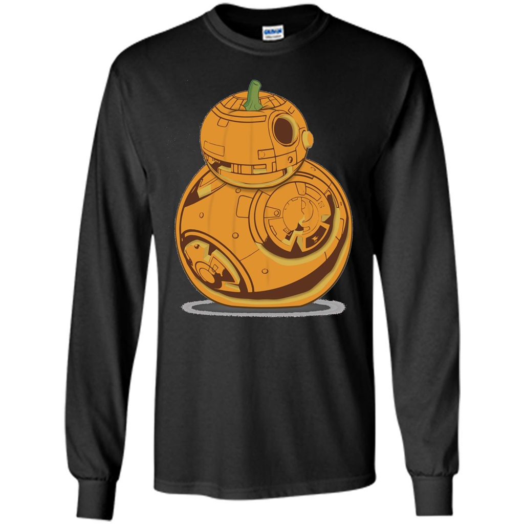 BB-8 Pumpkin Carving Halloween T-Shirt Black