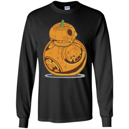 BB-8 Pumpkin Carving Halloween T-Shirt Black