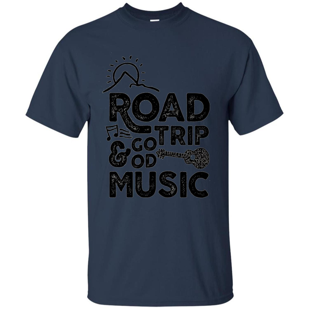 Summer T-shirt Road Trip And Good Music Navy